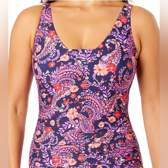 Lands End 1 pc Grecian Style Swimsuit XL - Picture 3 of 12